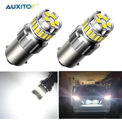 2pcs P21W 1156 BA15S LED Canbus Bulb For VW Passat B5 B6 Golf 4 5 6 Skoda Superb Octavia 2 FL LED Daytime Running Light DRL Lamp