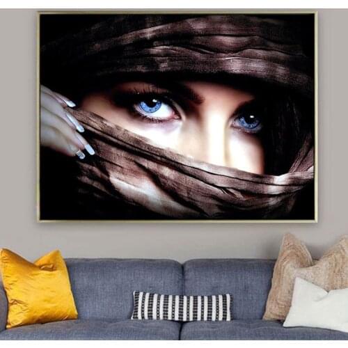 Diamond Painting Portrait Diamond Mosaic Embroidery Woman Pictures Of Rhinestones Home Decoration
