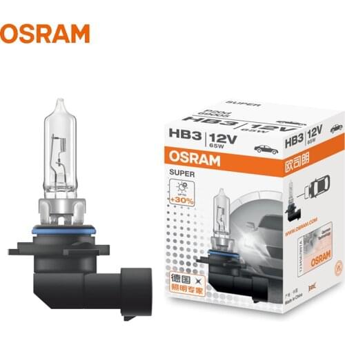 OSRAM 9005 HB3 69005SUP Car Headlights Car Halogen Fog Lights 12V 65W + 30% Brightness Original Quality (Single)
