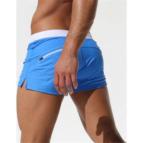 Brand Briefs Sexy Men Swimsuits Male Swimwear Swim Man Trunks Boxer Board Shorts High Quality Sportswear Plus Size Swimming New