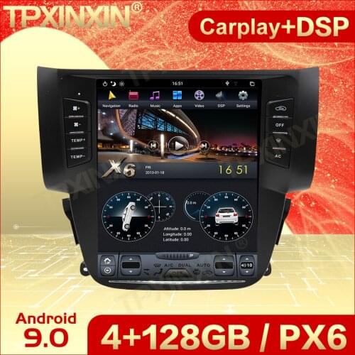 Carplay 2 Din Android 9 Tesla Screen Multimedia Stereo For Nissan Sylphy 2012 2013 2014 2015 2016 2017 BT Video Player Head Unit