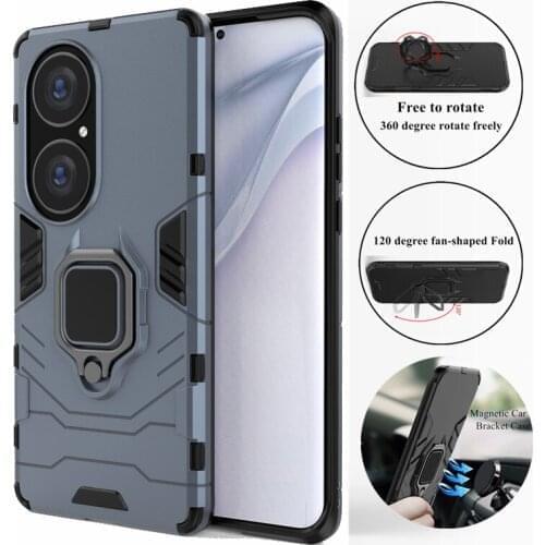 For Huawei P50 Pro Case For Huawei P50 P40 P30 Pro Cover Armor Shockproof Silicone PC Protective Phone Bumper For Huawei P50 Pro