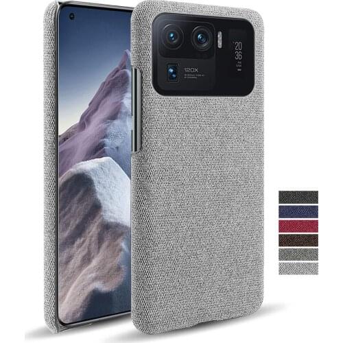 For Xiaomi Mi 11 Ultra Lite 10T Poco X3 NFC F3 Funda Luxury Cloth Texture Fitted Case For Xiomi Redmi K40 Note 10 Pro 10S Cover
