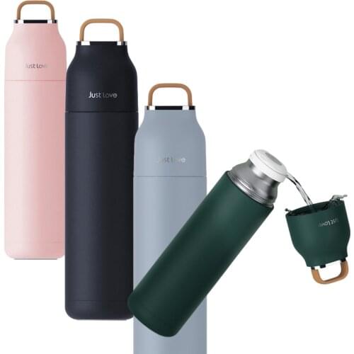 500ml Large Thermos Bottle Sport Vacuum Flask 304 Stainless Steel Tumbler 500ml Insulated Cup Travel Tea Cup Lid Water Bottles