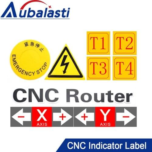 Engraving machine logo CNC engraving electromechanical road icon XYZ sticker engraving machine indicator label