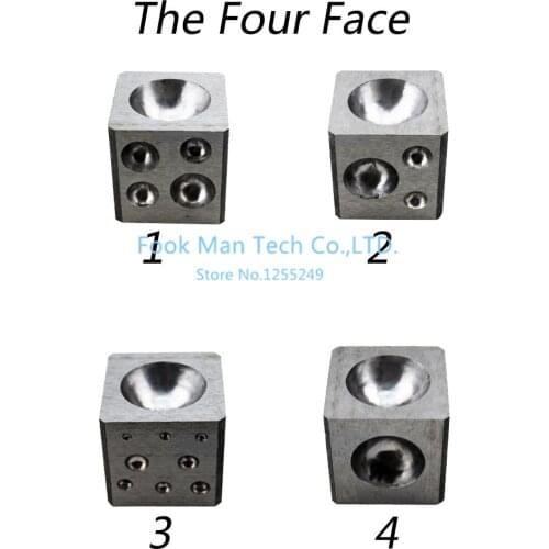 Free Shipping Hot Sale Jewelry Making Tools Square Dapping Block Size 50mm