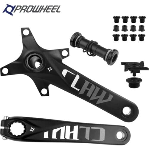 Prowheel Fat Bicycle Crank 170mm Sprocket 32/34/36/38/40/42T 104BCD with Bottom bracket BB 100/120mm Snow Bike Crank set