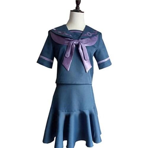 JoJos Bizarre Adventure Cosplay Costume Yukako Yamagishi Uniform Women Dress Sailor Suits JOJO Outfits Full Set