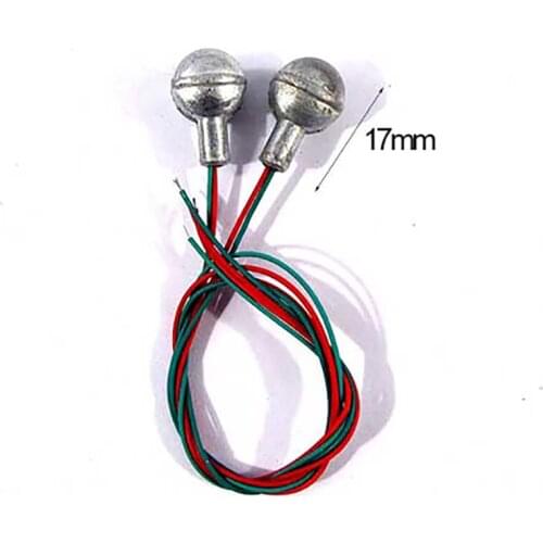 For MATO German Tiger 3818-1 Tank Model Metal Front Light With Led Light Remote Control Tank Model Upgrade Accessories