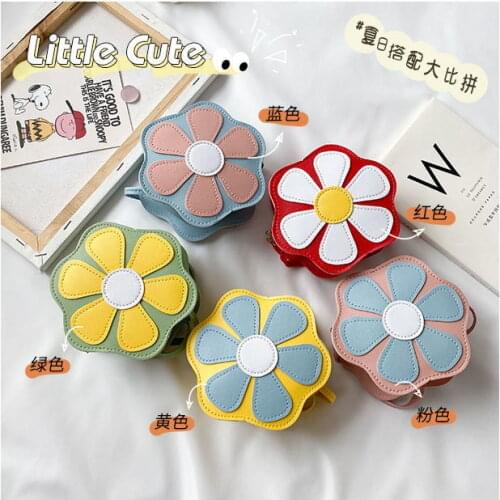 Cartoon Children Mini Crossbody Bag Cute Baby Girls Small Coin Purse PU Leather Kids Pouch Wallet Handbags