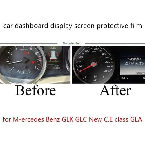 Car styling Car kit Anti-Scratch Dashboard Protective Film for M-ercedes B-enz GLK GLC New C class GLA
