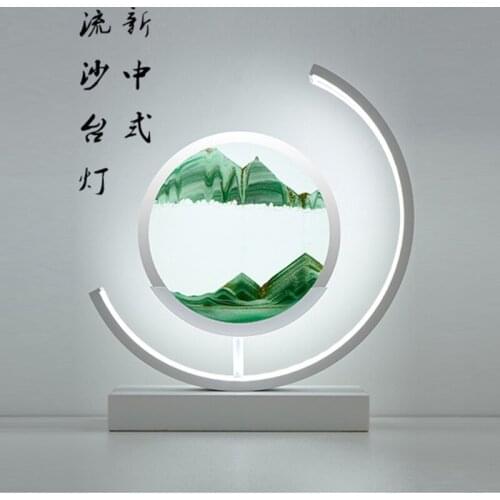The new desk lamp bedside lamp bedroom quicksand ins teenage contracted and contemporary household marriage room lamp