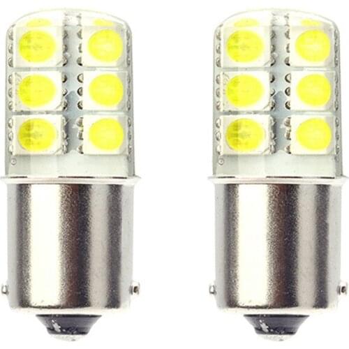 Newest 10 pcs big promotion Silica gel ba15s 1156 led brake Parking Tail Backup Turn Signal light P21W Auto car bulb