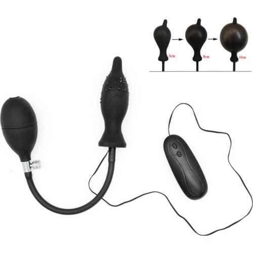 Super Large Inflatable Huge Big Anal Plug Dildo Pump Anal Dilator Expandable Vibrator For Women Men Butt Plug Anal Balls Sex Toy