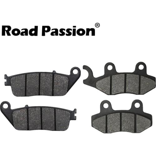 Road Passion Motorbike Front & Rear Brake Pads For TRIUMPH Bonneville America (790 cc) 2002-2006 800 2001-06 T100 (865 cc) 02-09