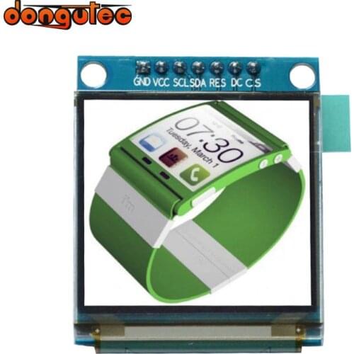 Dongutec 1.5 inch 7PIN Full Color OLED module Display Screen SSD1351 Drive IC 128(RGB)*128 SPI Interface for 51 STM32 Arduino