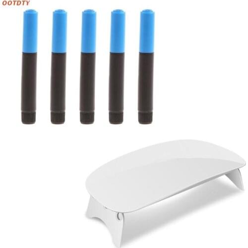 Portable LED UV Curing Lamp Light with USB Power / 5 Pieces UV Adhesive Glue for Mobile Phone Tempered Glass Film