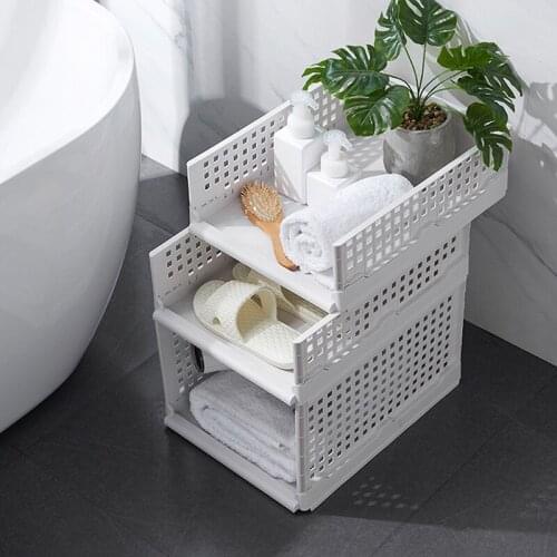 Drawer Type Clothes Folder Layered Separator Wardrobe Storage Rack Sundries Shelf Holder Space Saver Kitchen Bedroom Organizer