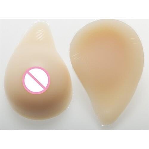 High Quality Mastectomy Silicone Breast Forms Asymmetrical 1000g/pair Cosplay Realistic Fake Tits Silicone Boobs 36D/38C Cup