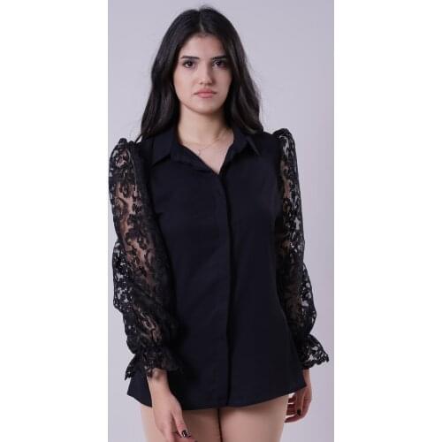 MANGA Womens Lace sleeve Shirt