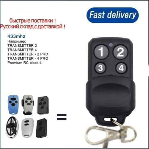 10pcs Gate Controller 433 mhz for DOORHAN Garage door opener TRANSMITTER2 TRANSMITTER4 doorhan all model Transmitter
