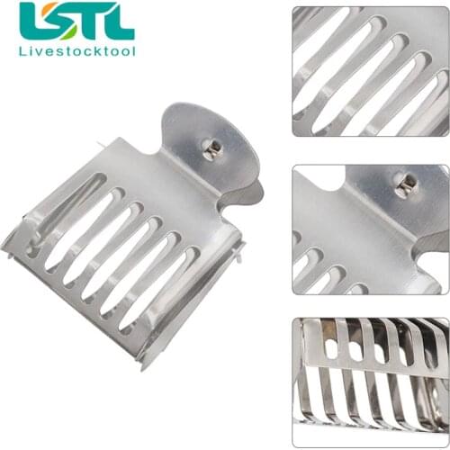 2Pcs Stainless steel Queen Bee Catcher Cage Beekeeping Plastic Catcher Clip Durable Material Beekeeper Apiculture Tool