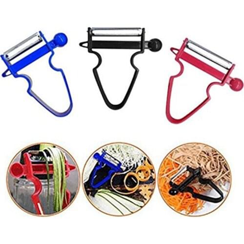 3pcs Vegetable Peeler Stainless Steel Blade Swivel Slicer Julienne Cutter Potatoes Carrots Grater Noodles Shredder Tools Set