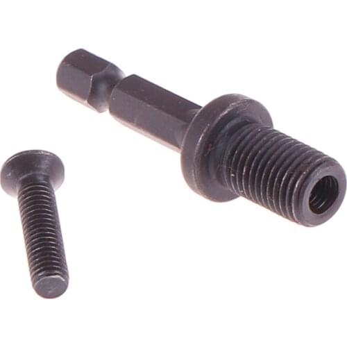 Drill Chuck Adapter Hex Shank Adapters Male Thread Screw For Drill Chuck 6mm 10mm 13mm 3/8"-24UNF Drilling Bits