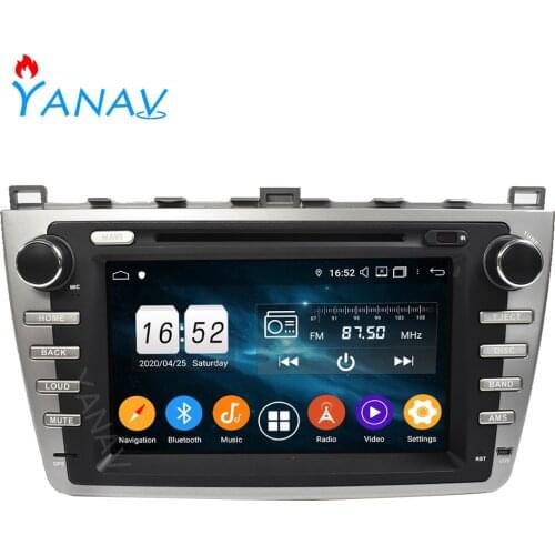 Car Radio 2 DIN Android Stereo Receiver For-MAZDA 6 Mazda6 Ruiyi Ultr 2008-2012 GPS Navigation Multimedia Head Unit DVD Player