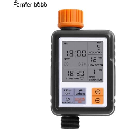 Automatic Electronic LCD Display Sprinkler Controller Outdoor Garden Timer Automatic Watering Device Irrigation System Yard Tool