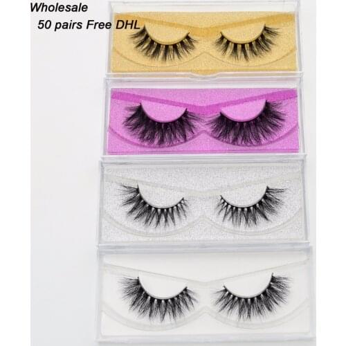 Free DHL 50 pairs Visofree Eyelashes Mink False Eyelashes Handmade Mink Collection 3D Dramatic Lashes 32Styles Glitter Packaging