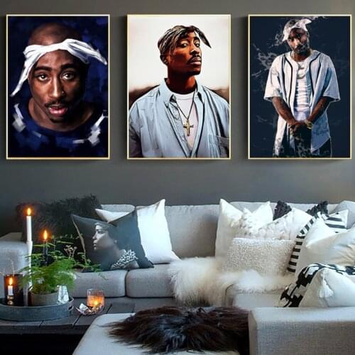 Hip Hop Rap Singer Canvas Painting for Living Room Posters and Prints Wall Pictures Modern Bedroom Home Decoration Pictures