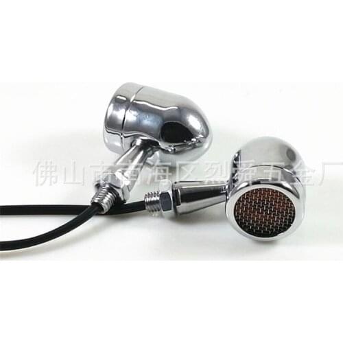 LED Motorcycle Turn Signals Indicator Light Metal Refitting Accessories 12V Universal for Honda Halley Suzuki Kawasaki Yamaha