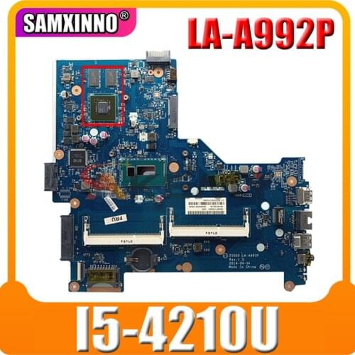AKemy Laptop motherboard For HP Pavilion 15-R 250 G3 Core I5-4210U Mainboard ZS050 LA-A992P 780120-001 780120-501 N15V-GM-S-A2
