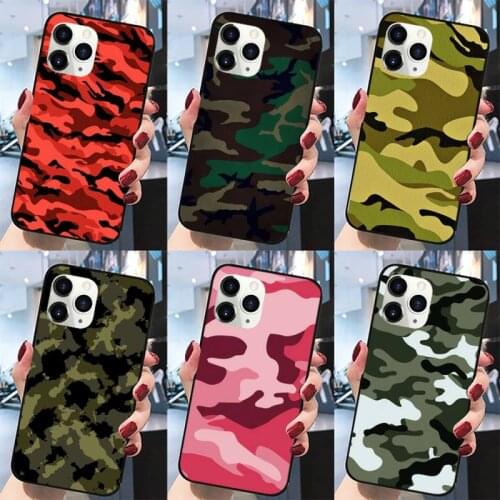 Camouflage pattern fashion Phone Case for iPhone 11 12 pro XS MAX 8 7 6 6S Plus X 2020 XR Mini
