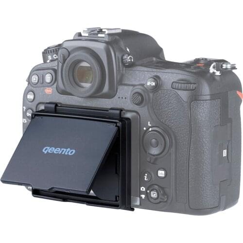 Qeento LCD Screen Protector Pop-up sun Shade lcd Hood Shield Cover for Mirrorless Digital CAMERA FOR nikon D500 camera