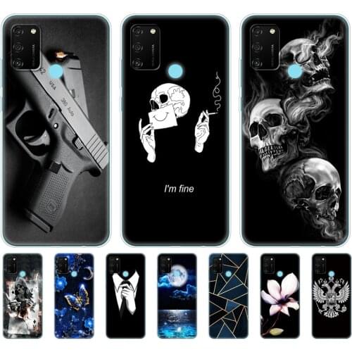 Silicon Case For HONOR 9A Case 6.3" Soft Tpu Phone Cover On Huawei Honor 9A 9 A MOA-LX9N Back Bag Protective Coque Funda Shell