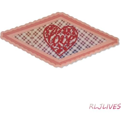 Slimline Diamond Metal Cutting Dies Stencils for DIY Scrapbooking Stamp album Decorative Embossing DIY Paper Cards