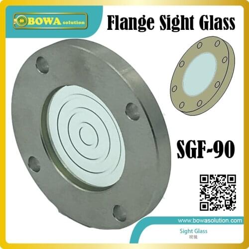 Large size Glass window sight glass for gear machine or equipment to monitor lubrication oil level and changes