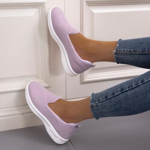 Light Sneakers Women Running Shoes Women Breathable Mesh Slip-On Shoes Woman Sports Shoes Zapatillas Mujer Sneakers Women