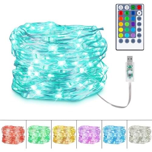 RGB LED Strip Light Led Light Tape 10M IP44 Waterproof RGB LED Light Flexible Controller for Indoor Outdoor Decoration