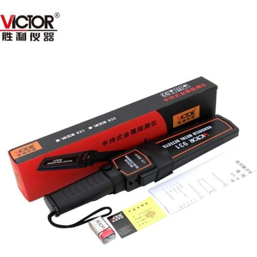 VICTOR VC931 Handheld Metal Detector Examination Room Station Security Detector