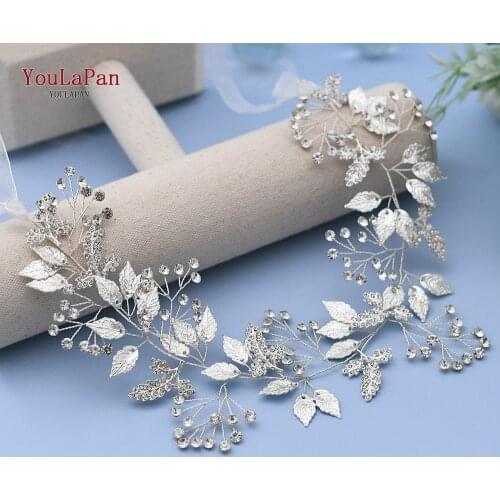 YouLaPan HP291 Alloy Leaves Hair Accessories Wedding Bridal Headband Wedding Hairband Women Head Ornament Ladies Hairs Jewelry
