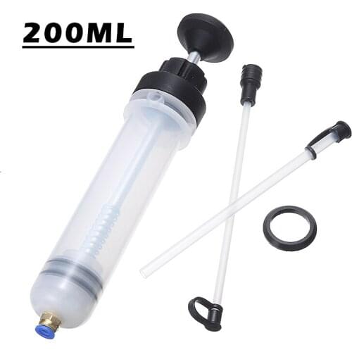 1set Car 200CC Manual Fluid Oil Extractor Extraction Filling Syringe Transfer Liquid Pump For Auto Motorcycle Boat Tool Parts