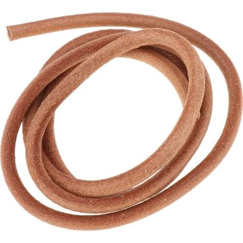 1m Round 6 Mm Leather Cord Synthetic Leather Cord for Bracelet Pearl Jewelry