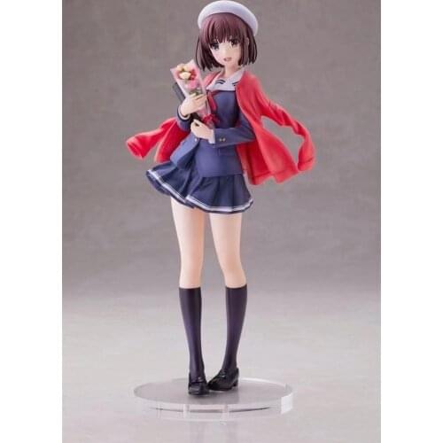 24cm Katou Megumi Graduation Ver. Figure Anime How to Raise a Boring Girlfriend PVC Action Figures Anime Figure Model Toys Doll