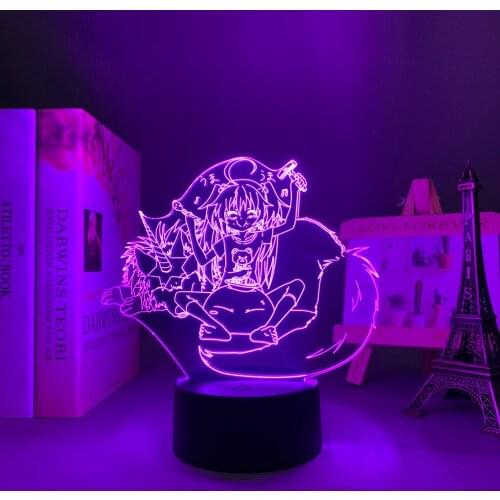 3d Lamp Slime Isekai Milim Nava Figure for Kids Bedroom Decor That Time I Got Reincarnated As A Slime Anime Led Light TenSura