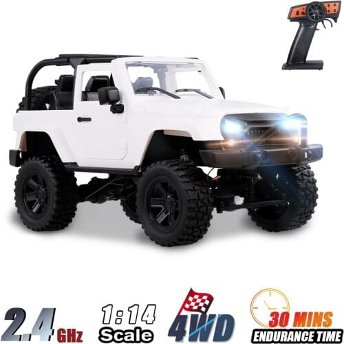 F1 RC Car 1/14 Scale Remote Control Truck 4WD 2.4GHz Off Road RC Trucks 30km/h High Speed Vehicle Crawler RC Racing Car for Kids
