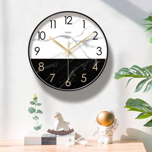 Large Wall Watch Nordic Clocks Wall Home Decor Creative Large Metal Quartz Kitchen Living Room Decoration Relogio De Parede