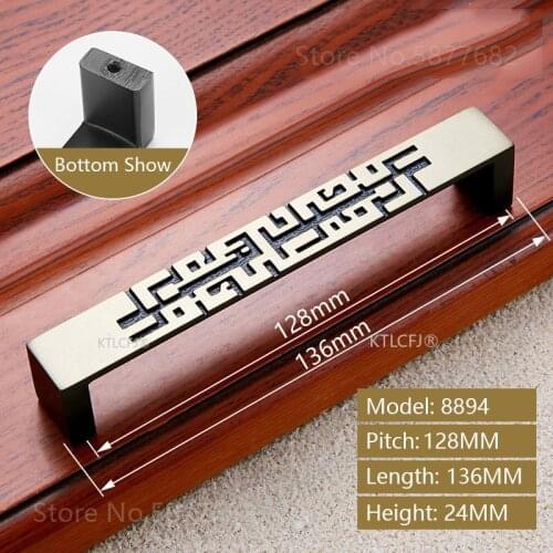 Bronze Square Brass Drawer Kitchen Pull Cabinet Cupboard Handle Antique Wardrobe Dresser Hardware Case Knob